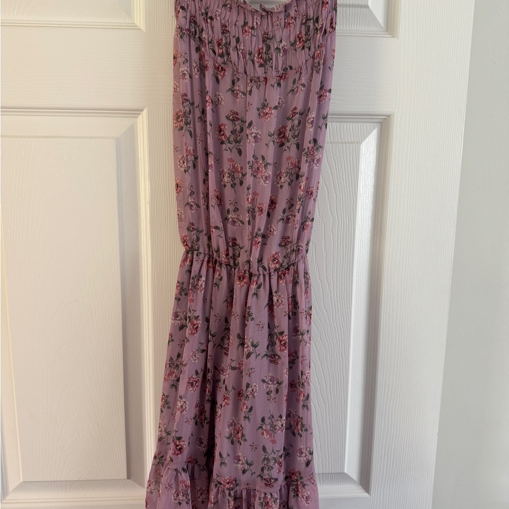 Zara Lavender Floral Dress